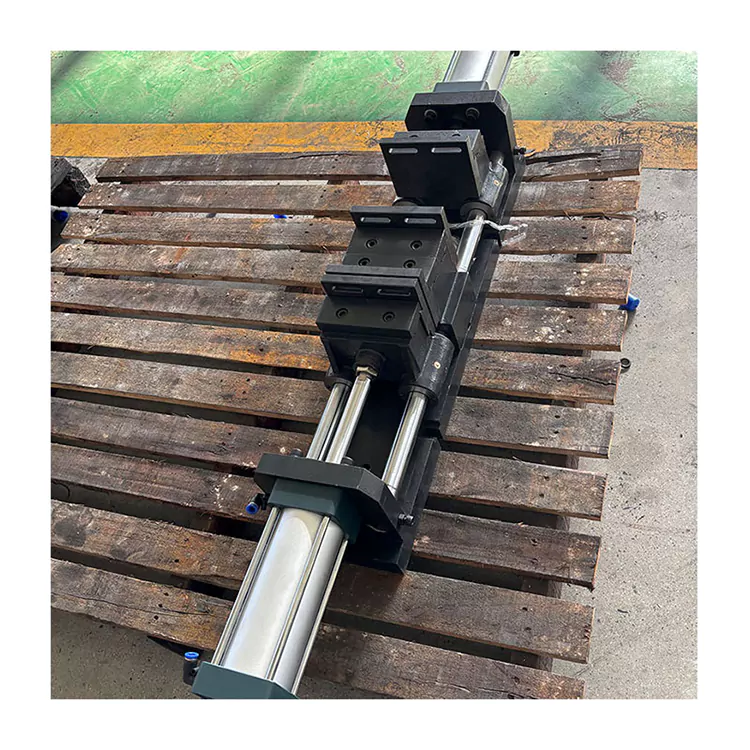 Duplex Single Open Pneumatica Flat Vice